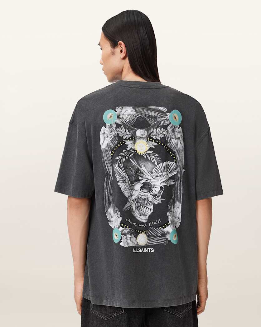 Mysteries Oversized Graphic T-Shirt