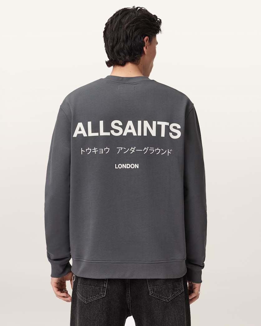 Underground Relaxed Fit Crew Neck Sweatshirt