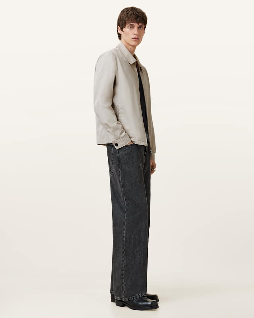 Trey Taupe Ramskull Pointed Collar Jacket