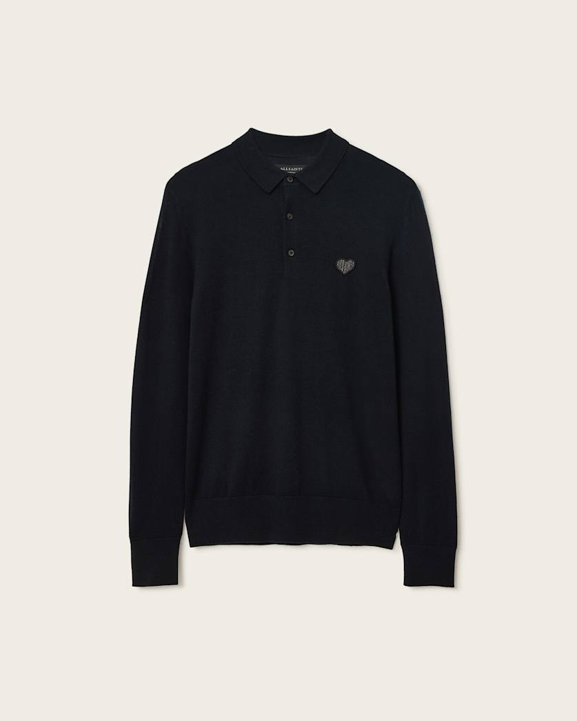 Lover Merino Long Sleeve Polo