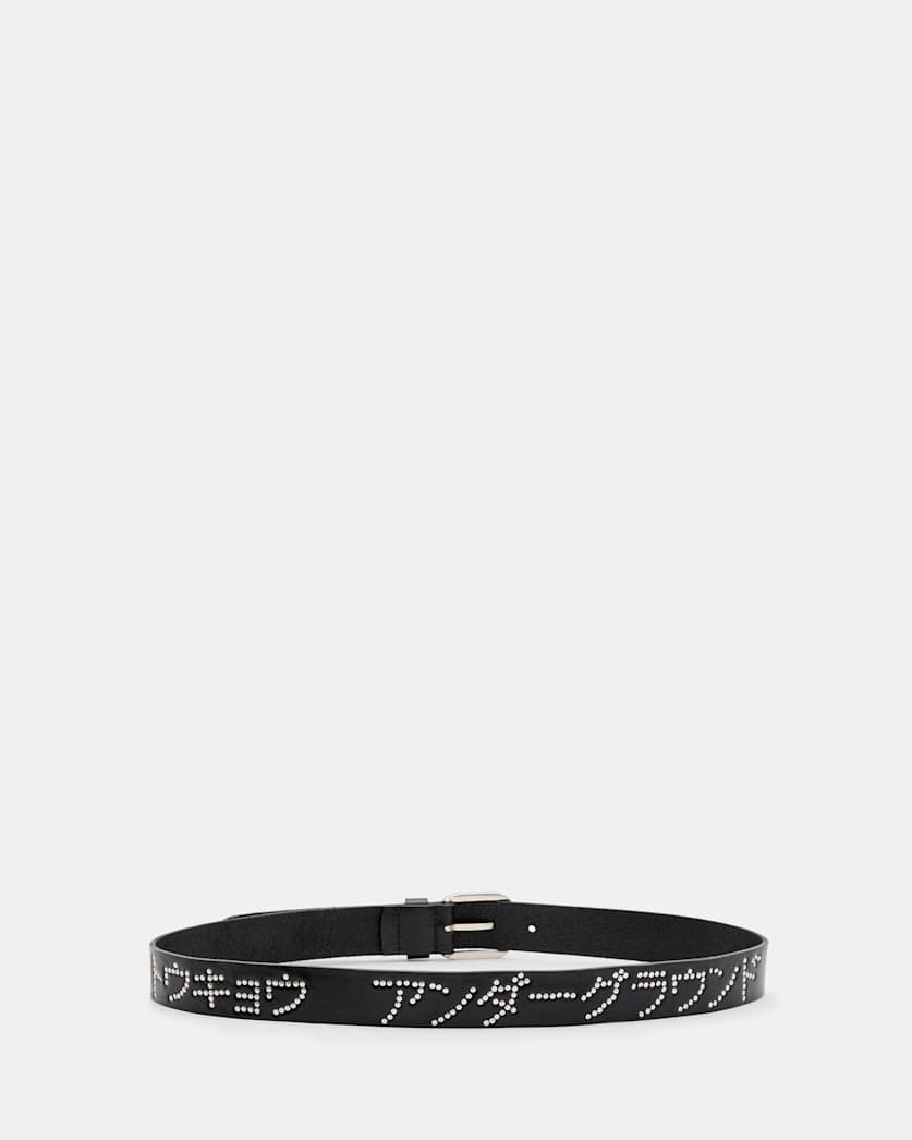 Underground Studded Leather Belt