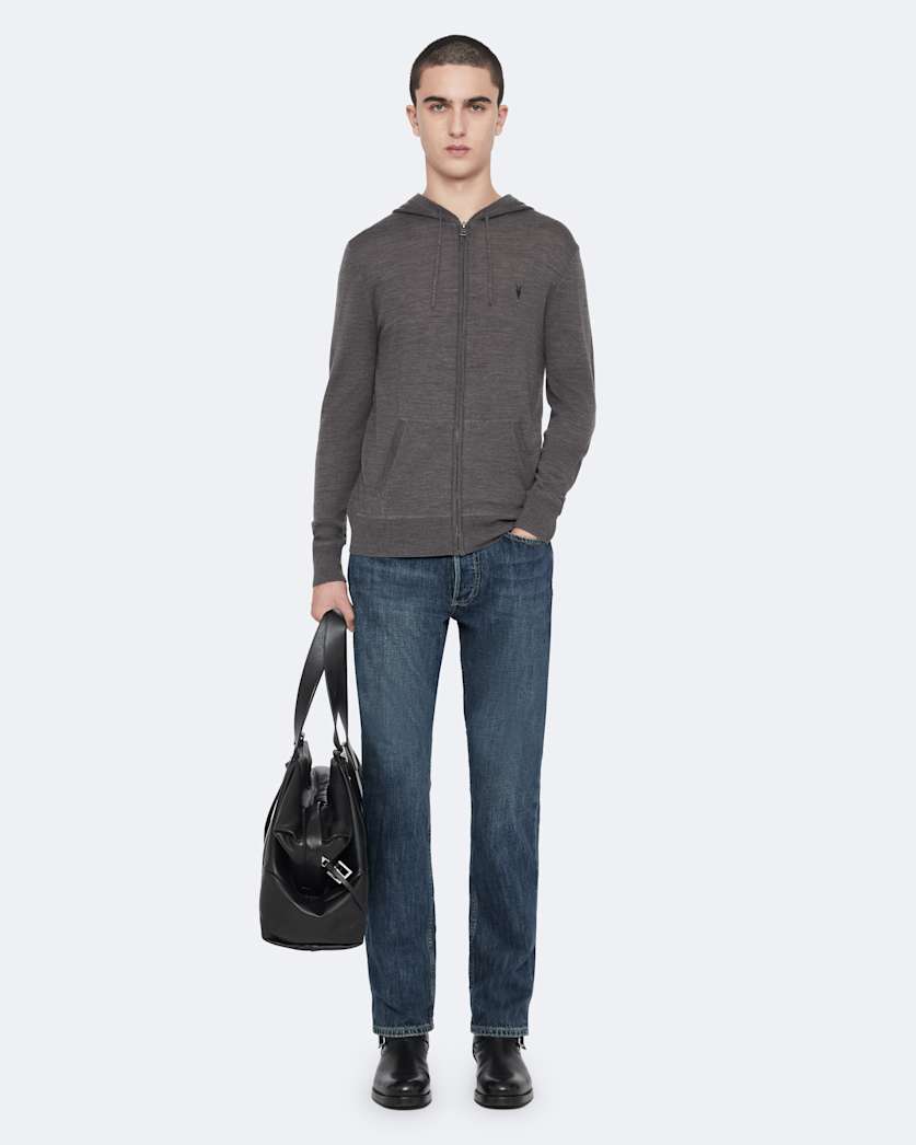Slim-Fit Straight-Leg Jeans