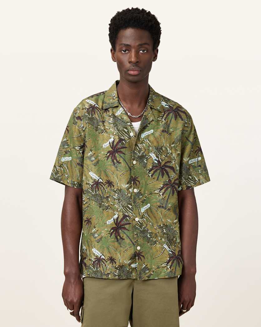 Liner Printed Relaxed Fit Shirt