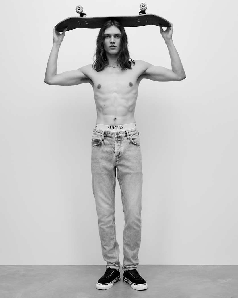 Cigarette Skinny Fit Stretch Denim Jeans