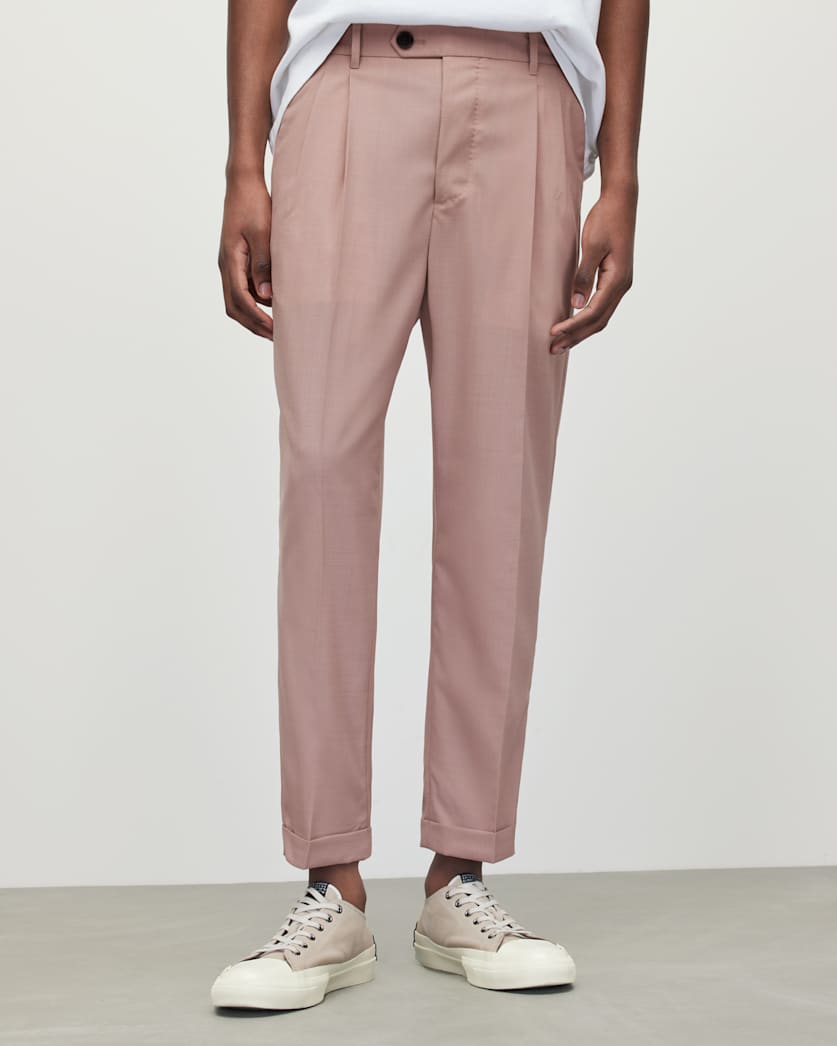 Santo Mid-Rise Cropped Tailored Trousers