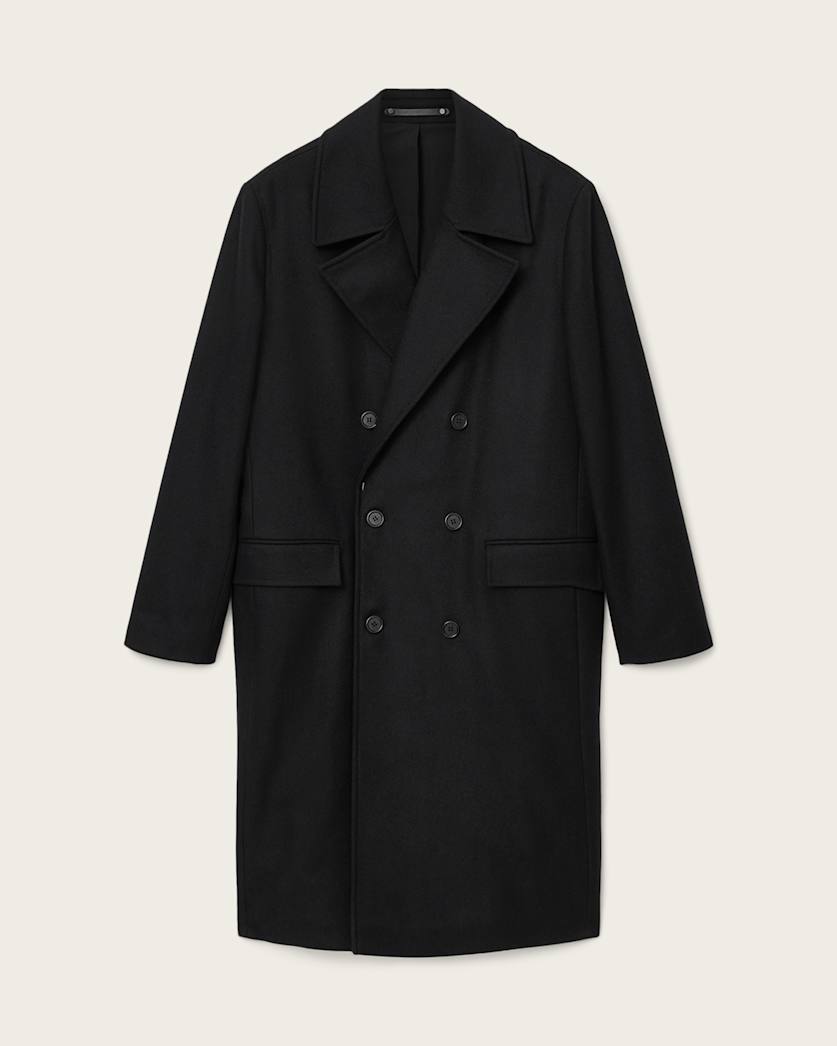 Curran Relaxed Fit Wool Coat