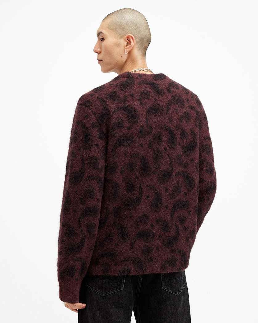 Bancat Paisley Jacquard Cardigan