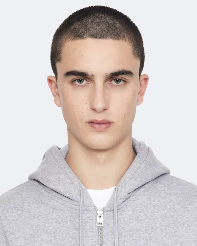 Redact Oversized Zip-Up Hoodie