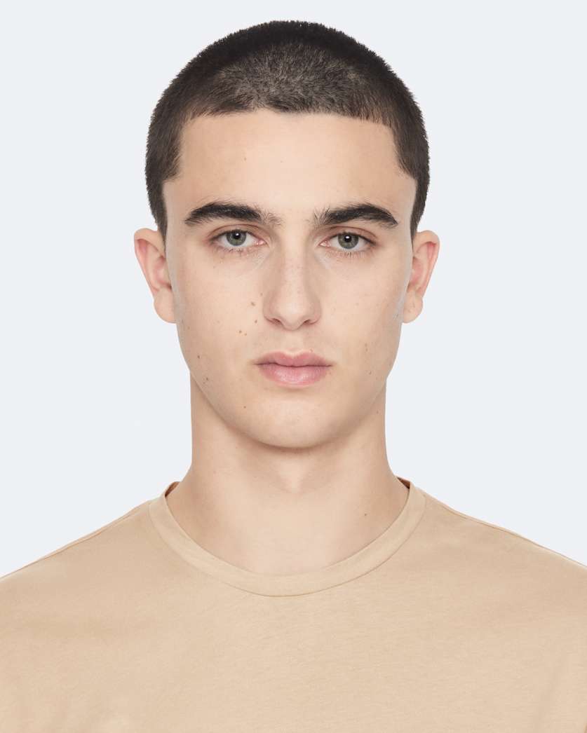 Brace Brushed Cotton Crew Neck T-Shirt