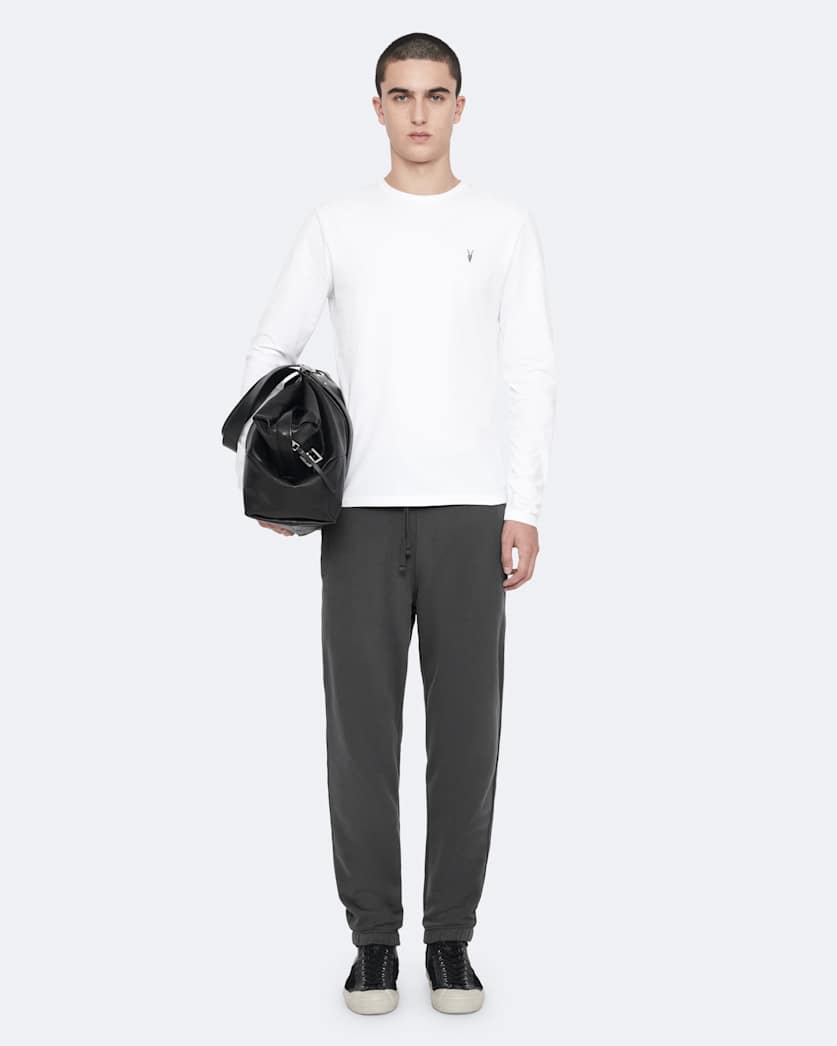 Raven Cuffed Cotton Ramskull Sweatpants