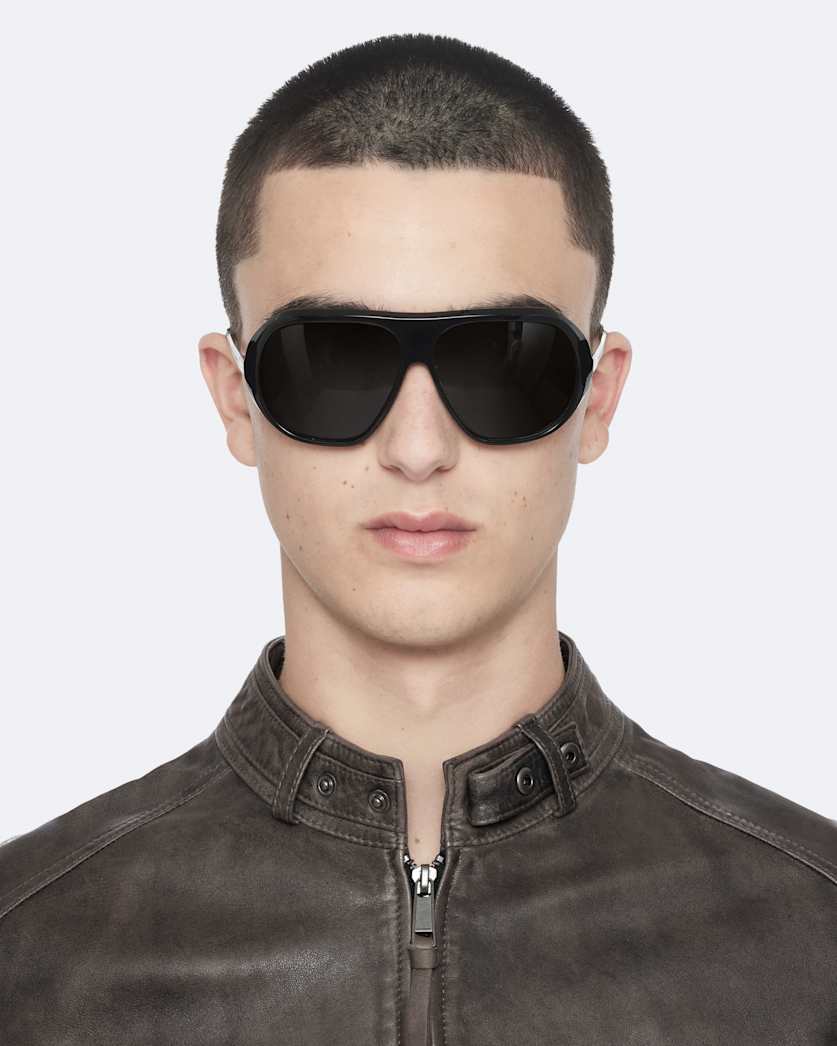 Cora slim fit leather jacket