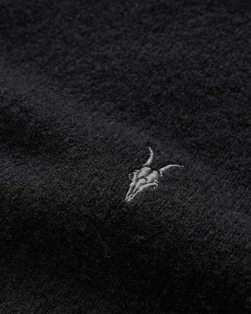 Statten Long Sleeve Ramskull Polo Jumper
