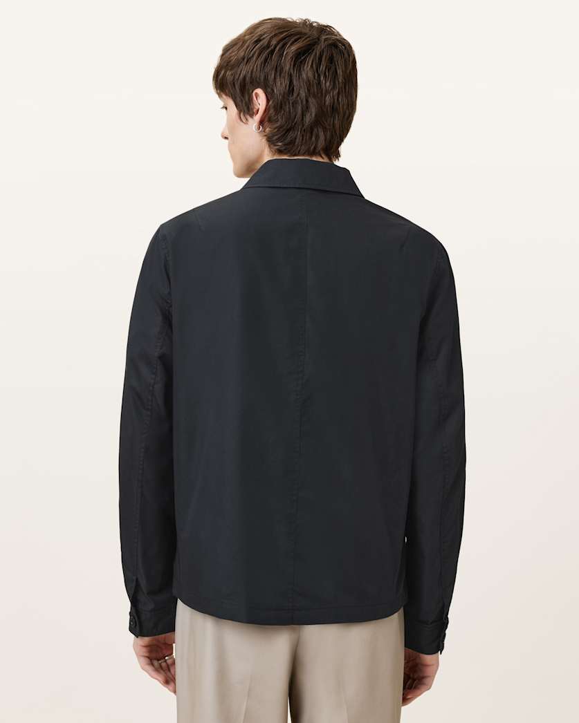 Trey Black Ramskull Pointed Collar Jacket
