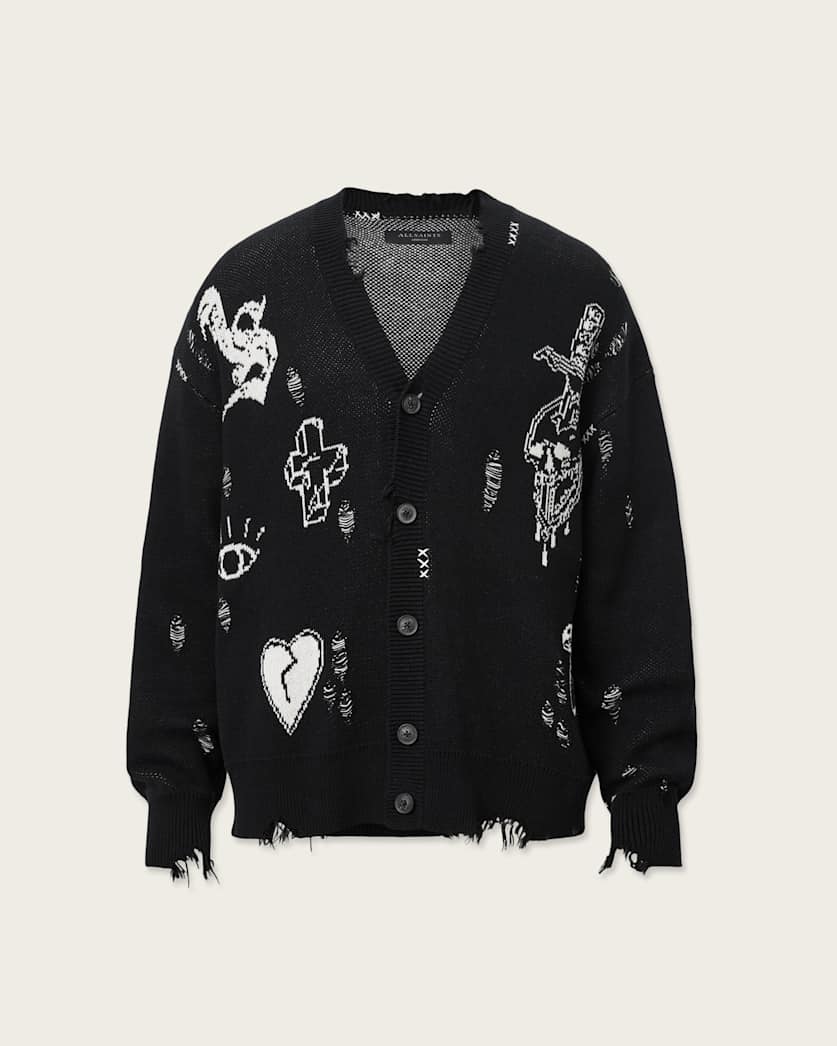 Caledon Oversized Jacquard Cardigan