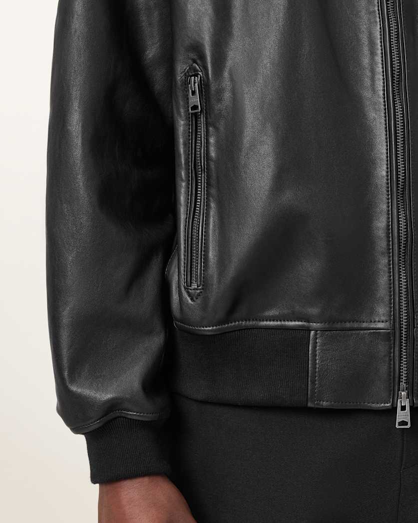 Kino Oversized Leather Bomber