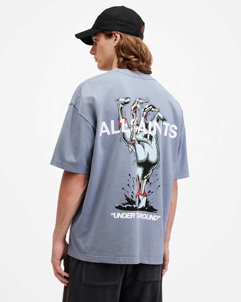 Undergang Oversized Graphic Printed T-Shirt