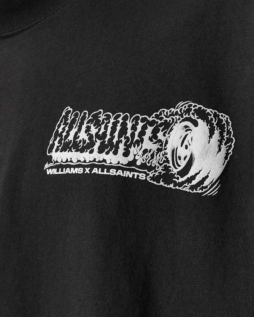 Williams X AllSaints Burnout Crew Neck T-Shirt