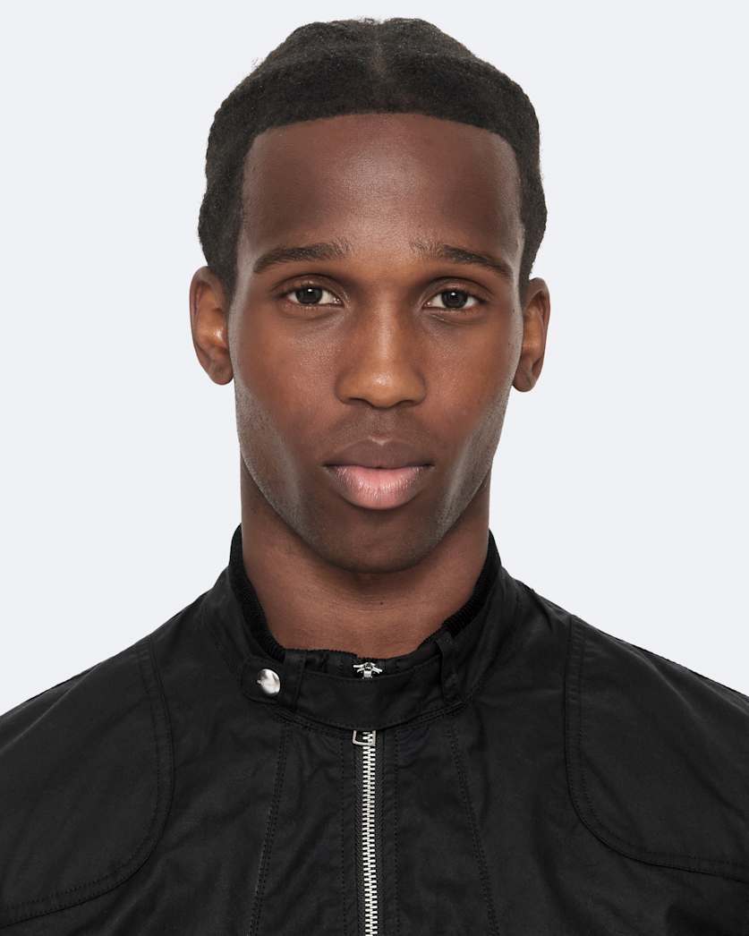 Kirk Waxed Cotton Racer Jacket