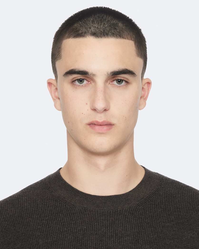 Aspen Waffle Crew Neck Jumper