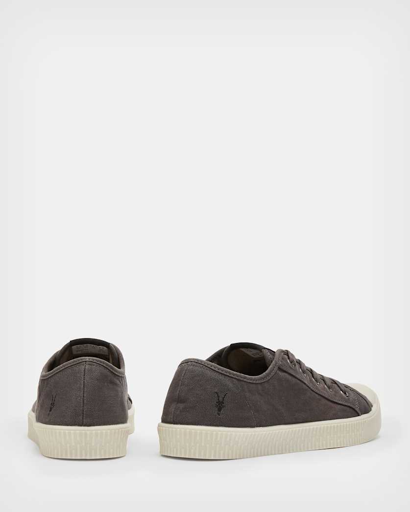 Mem Low Top Canvas Trainers