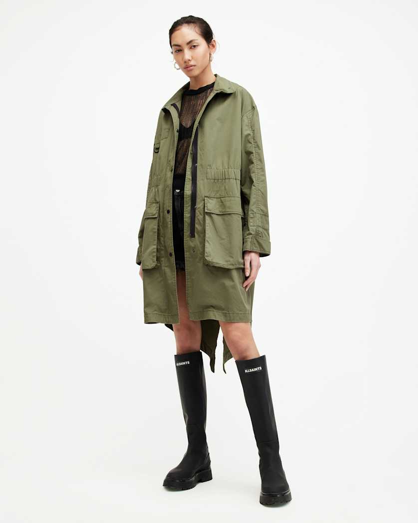 Milla Relaxed Fit Printed Parka Jacket