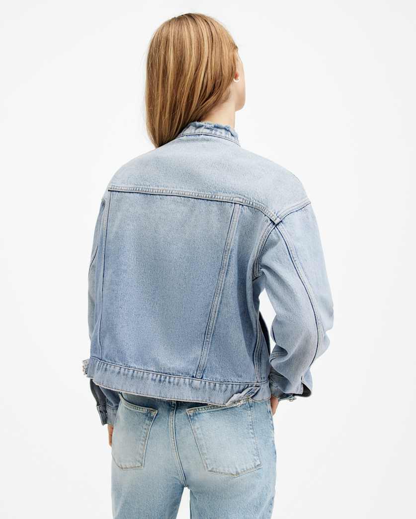 Bella Diamond Button Denim Jacket