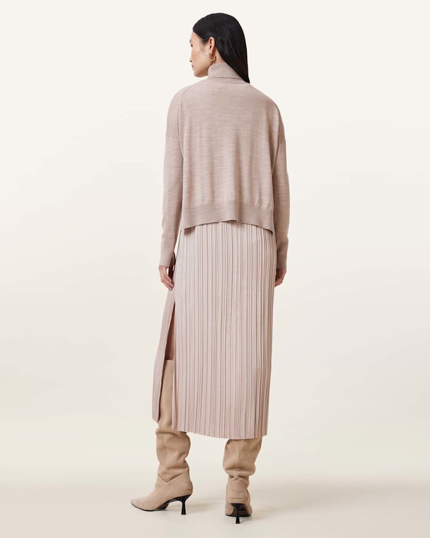 Vittoria 2-In-1 Pleated Midi Dress