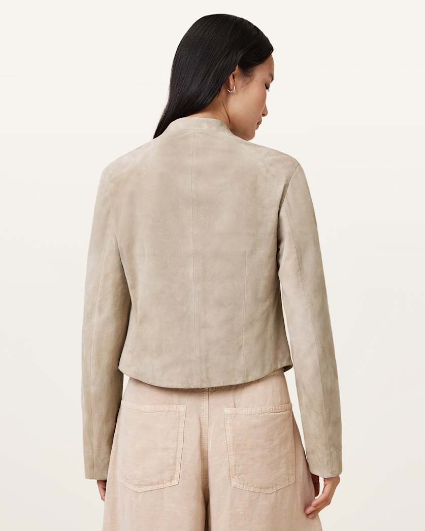 Sadler Slim Fit Suede Jacket