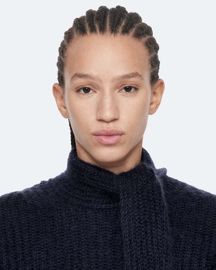 Bow detail knitted jumper