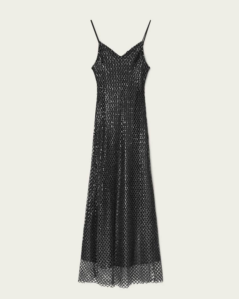 Chantelle Sequin Midi Slip Dress