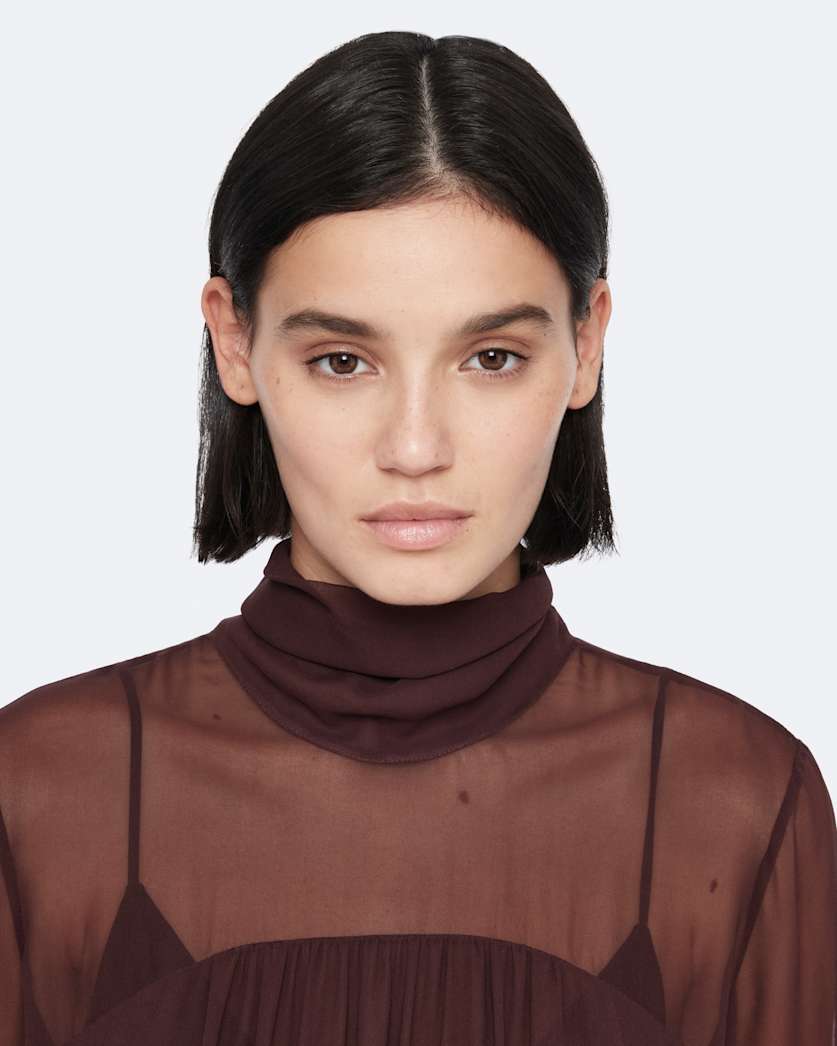 Nadia Sheer Silk Top