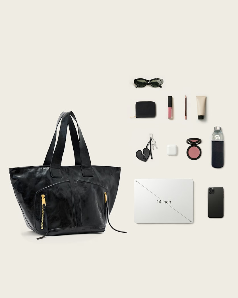 Jean Rey Leather Tote Bag