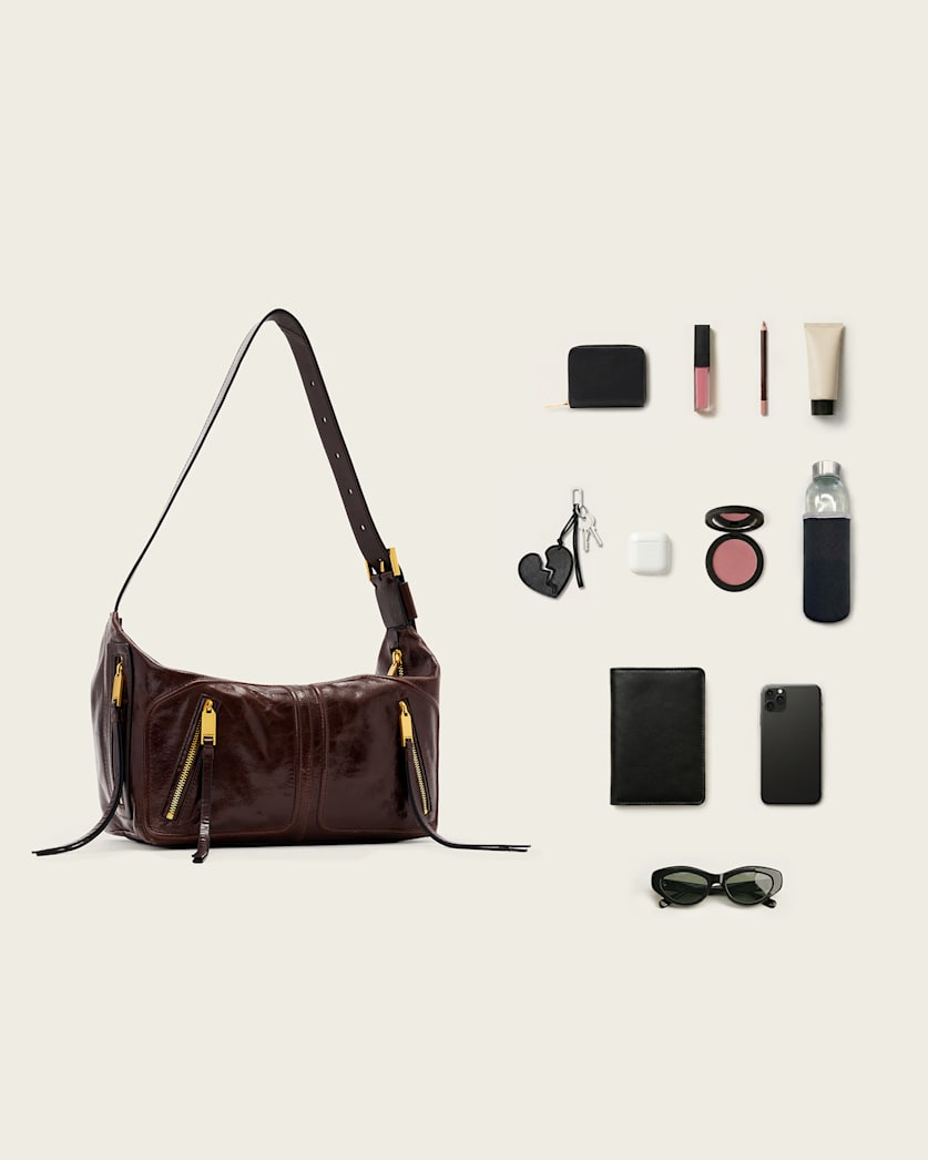 Jean Rey Leather Shoulder Bag
