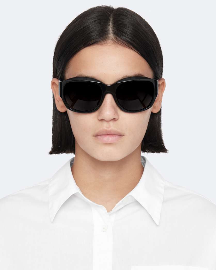 Oversized cotton poplin shirt