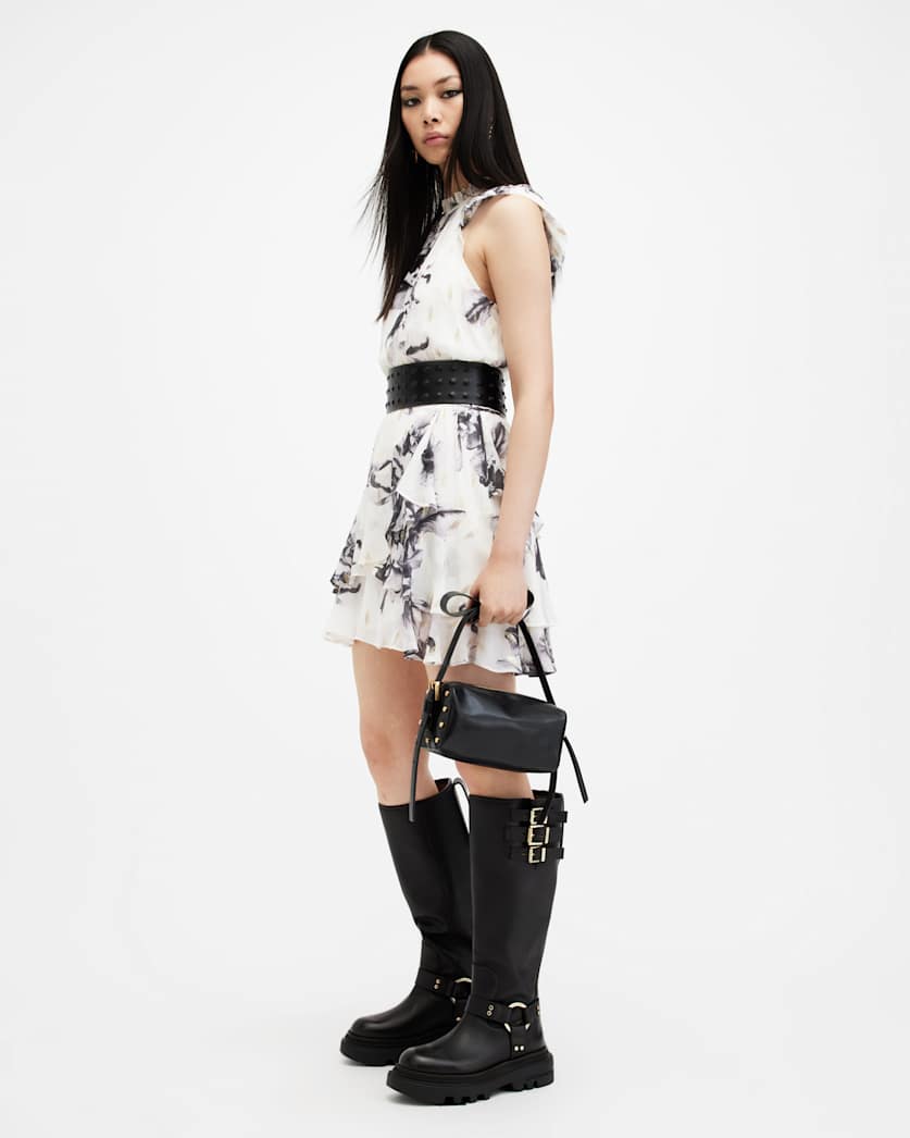 Caylan Floral Print Mini Dress