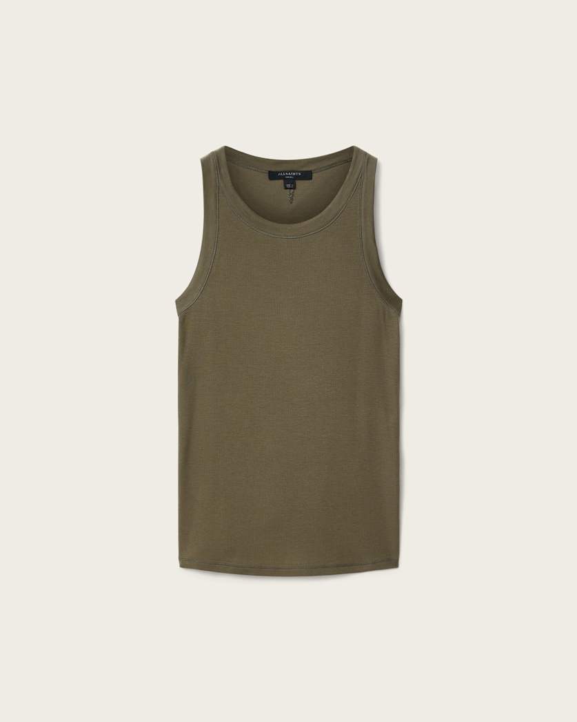 Rina Crew Neck Sleeveless Tank Top