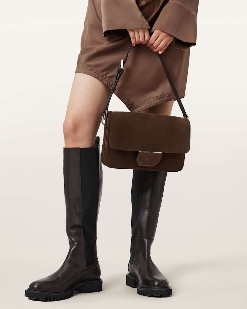 Ondine Suede Shoulder Bag