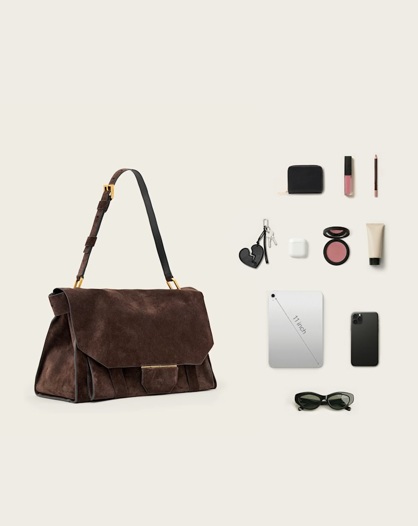 Ursa Suede Satchel Bag
