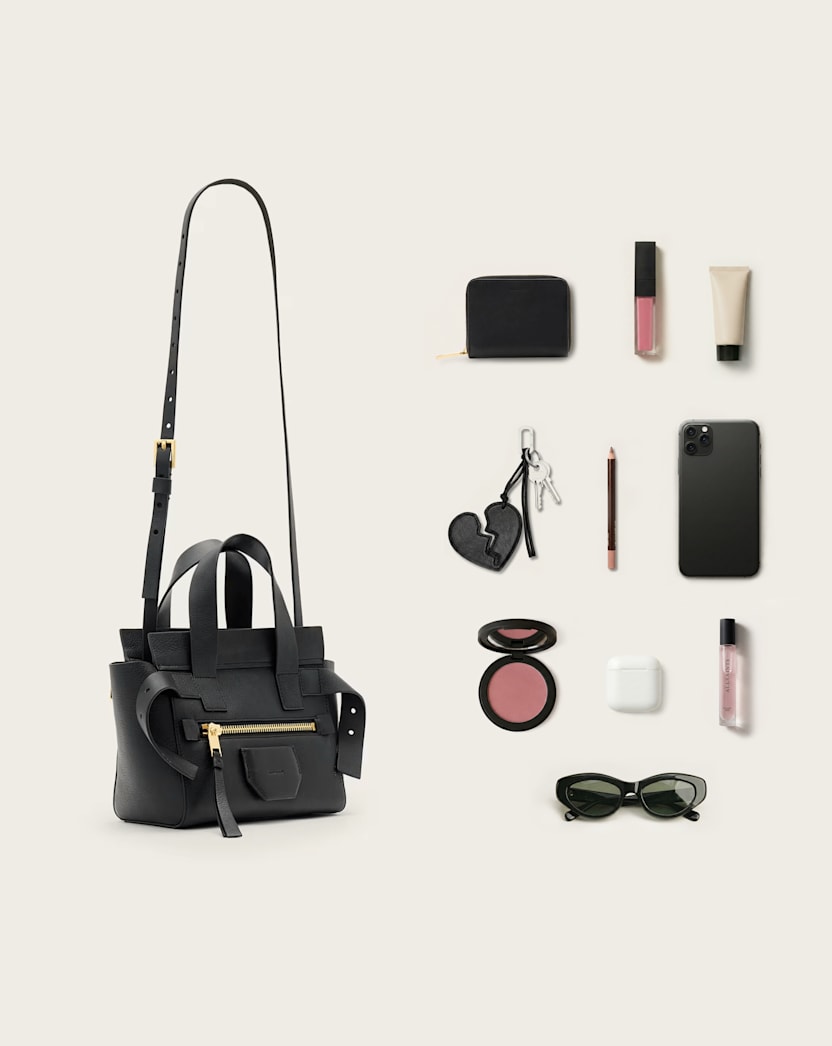Perez Leather Mini Crossbody Bag