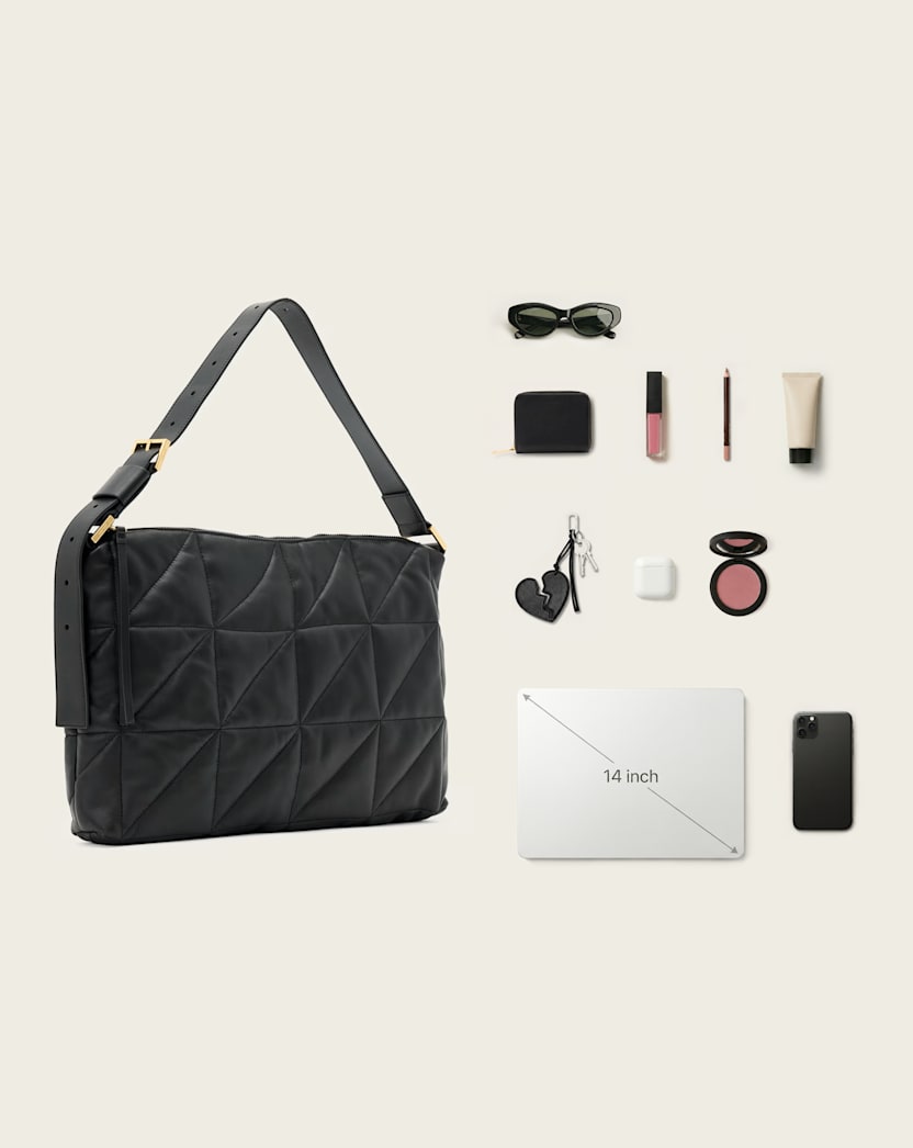Edbury Quilted Leather Shoulder Bag