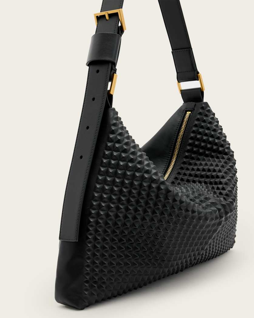 Edbury Studded Leather Shoulder Bag