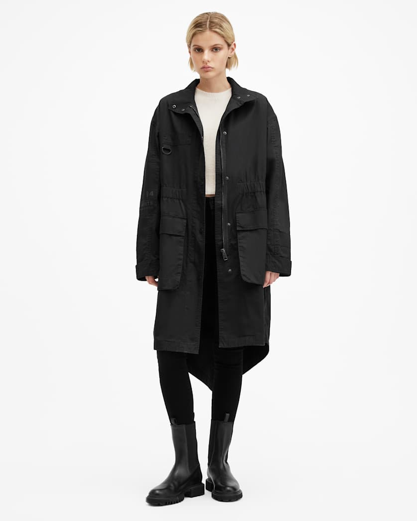 Milla Relaxed Fit Printed Parka Jacket