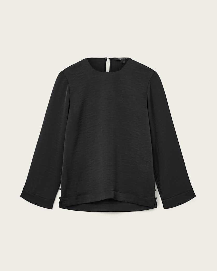 Leanne Satin Relaxed Top