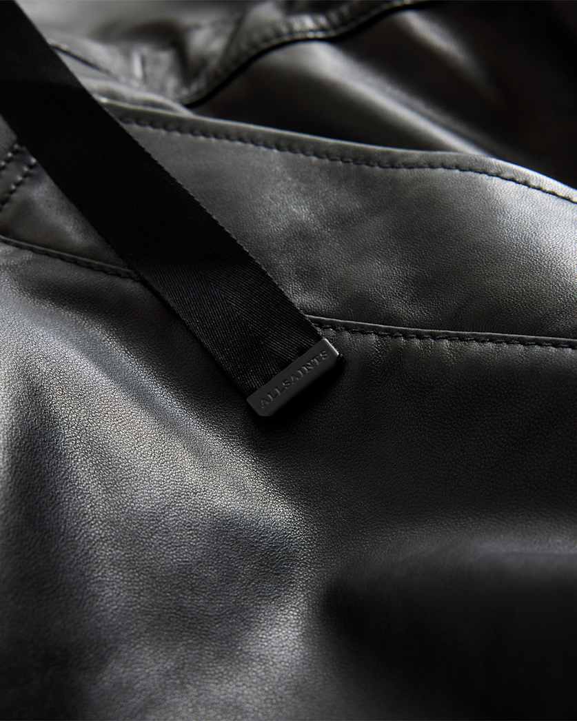 Kelsea Relaxed Fit Leather Jacket