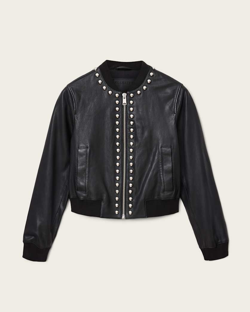 Orten Wilder Leather Bomber Jacket