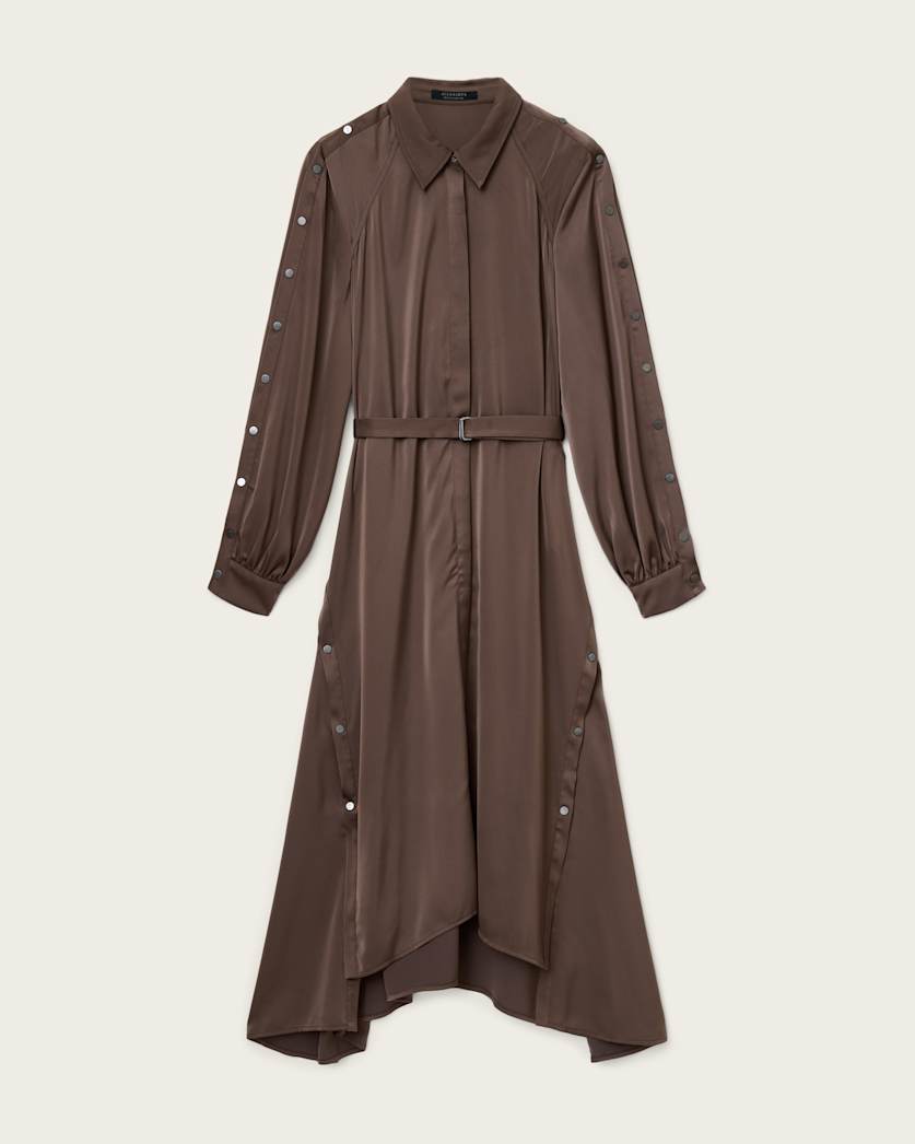 Lexi Satin Midi Dress