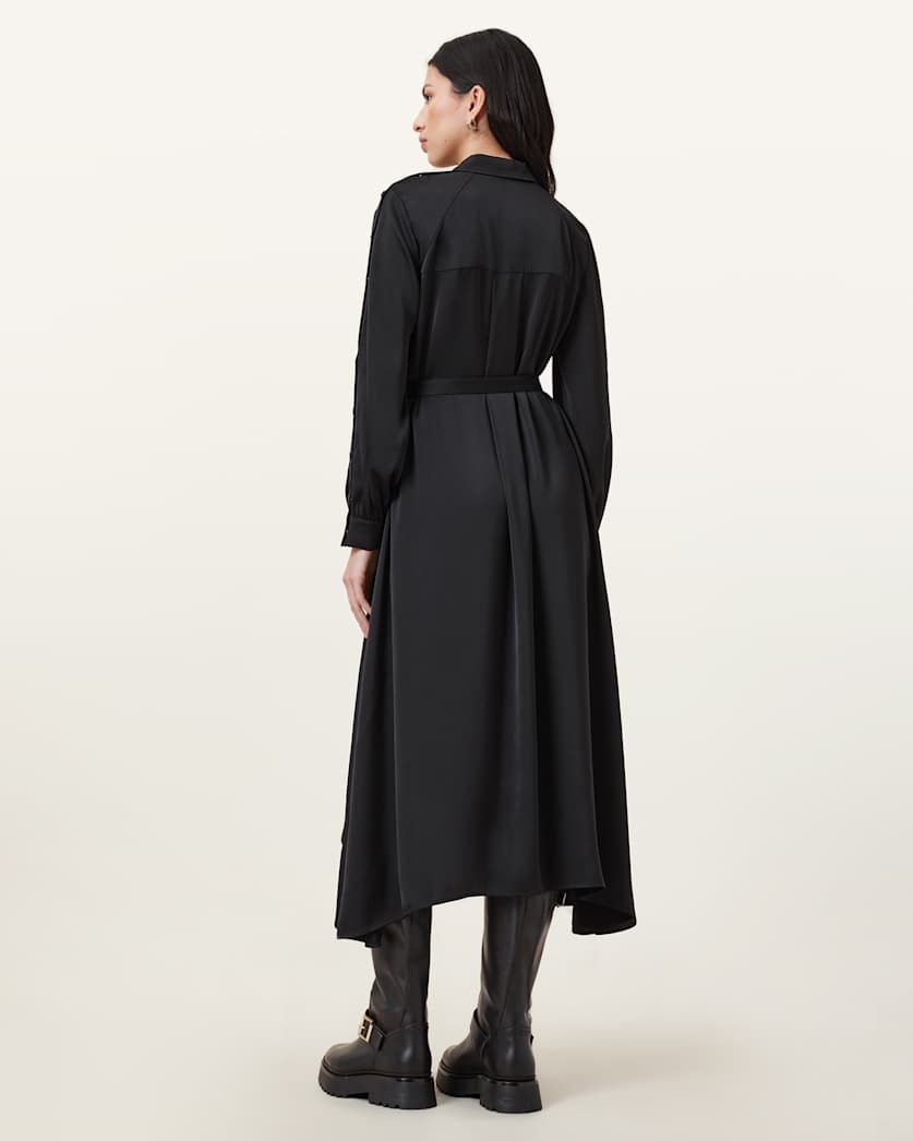 Lexi Satin Midi Dress