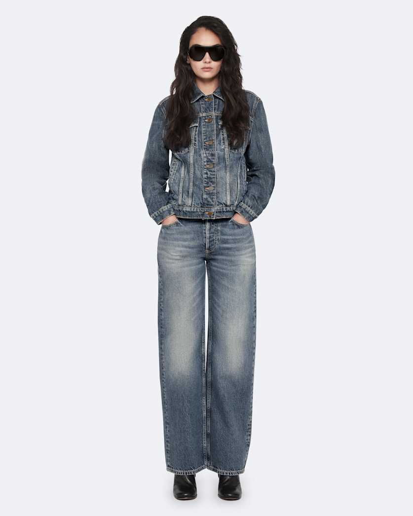 Cohen Mid-Rise Straight-Leg Jeans