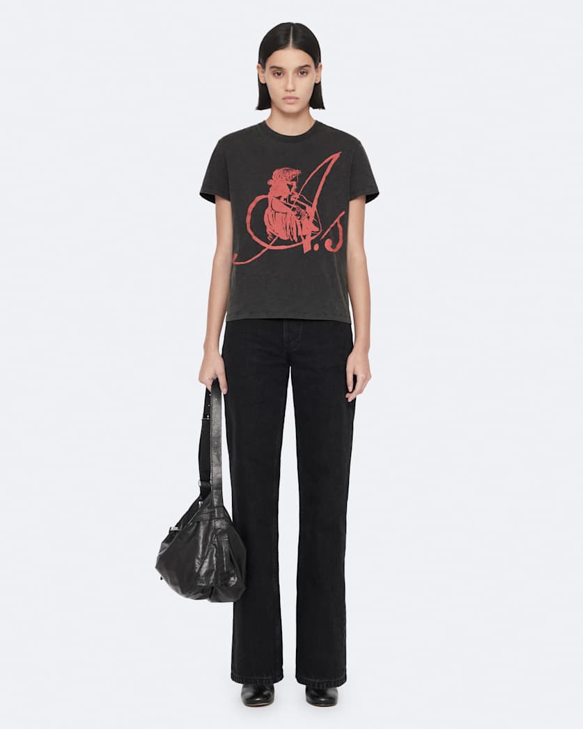 Cohen Mid-Rise Straight-Leg Jeans