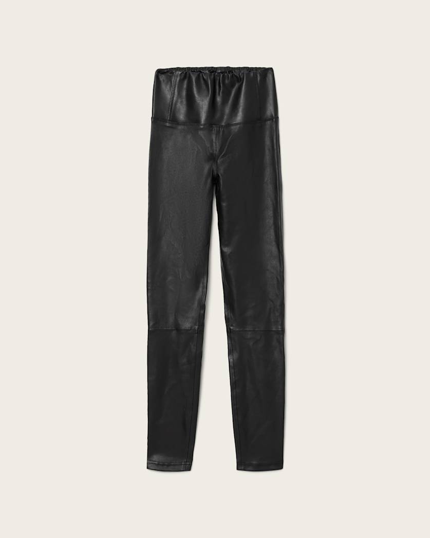 Cora Leather Stretch Leggings